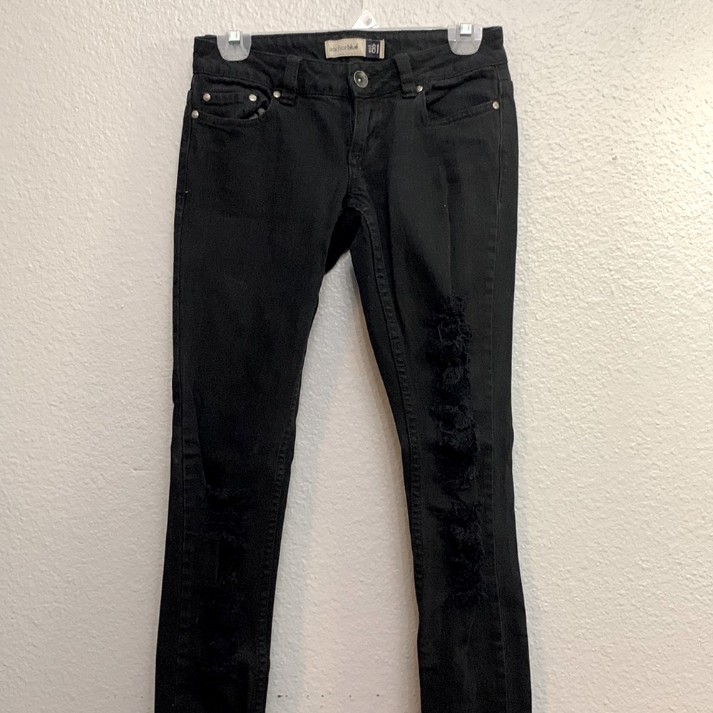 Anchor Blue Ripped Jeans